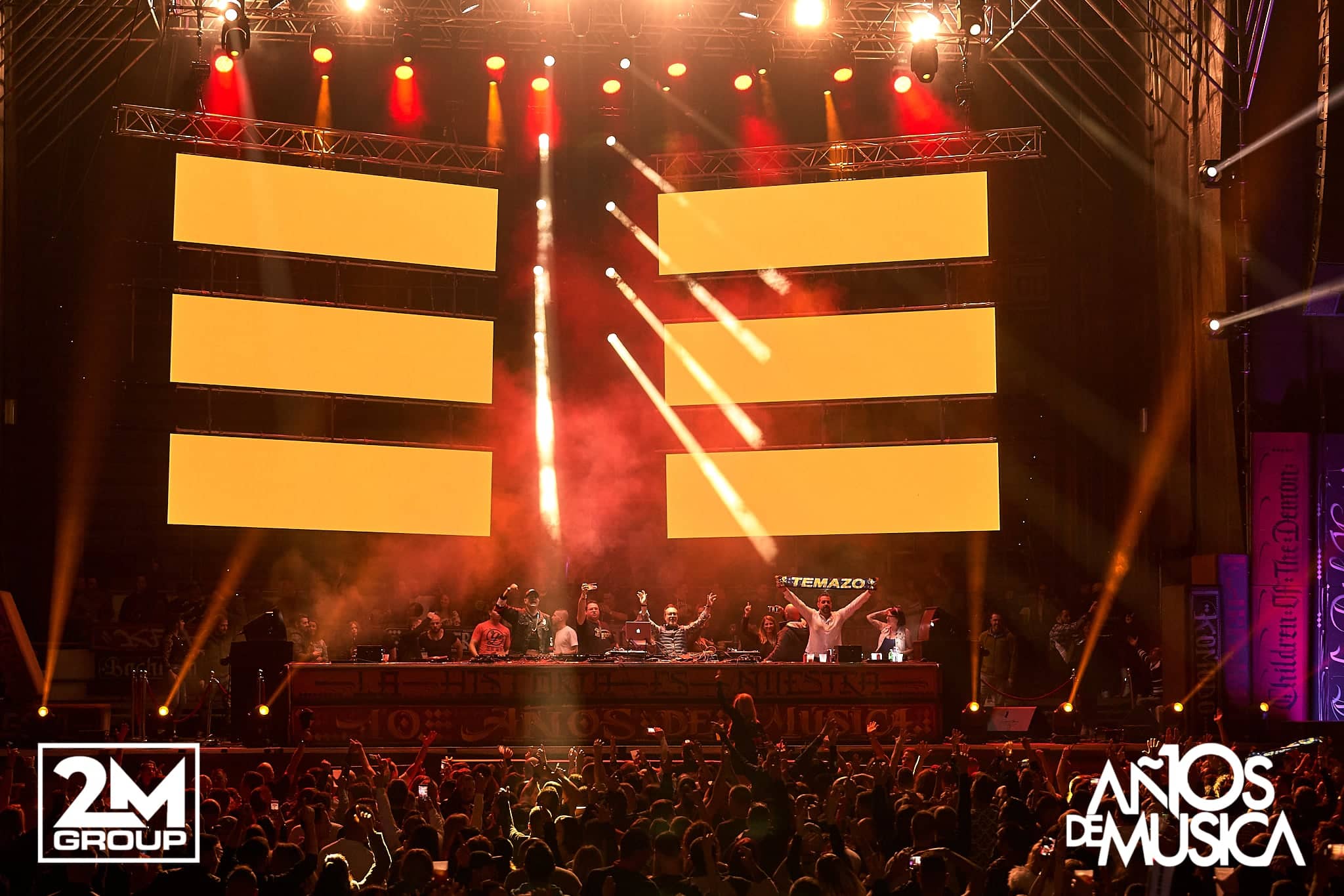 Escenografía LED · 10 Años de Música, La Cubierta de Leganés (2019)