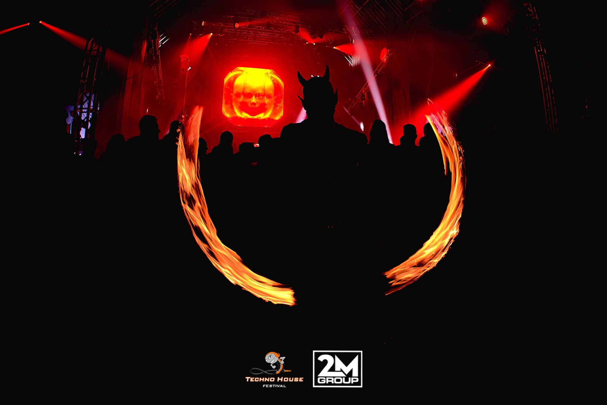 Espectáculo de fuego · Techno House Festival, Madrid (2020)