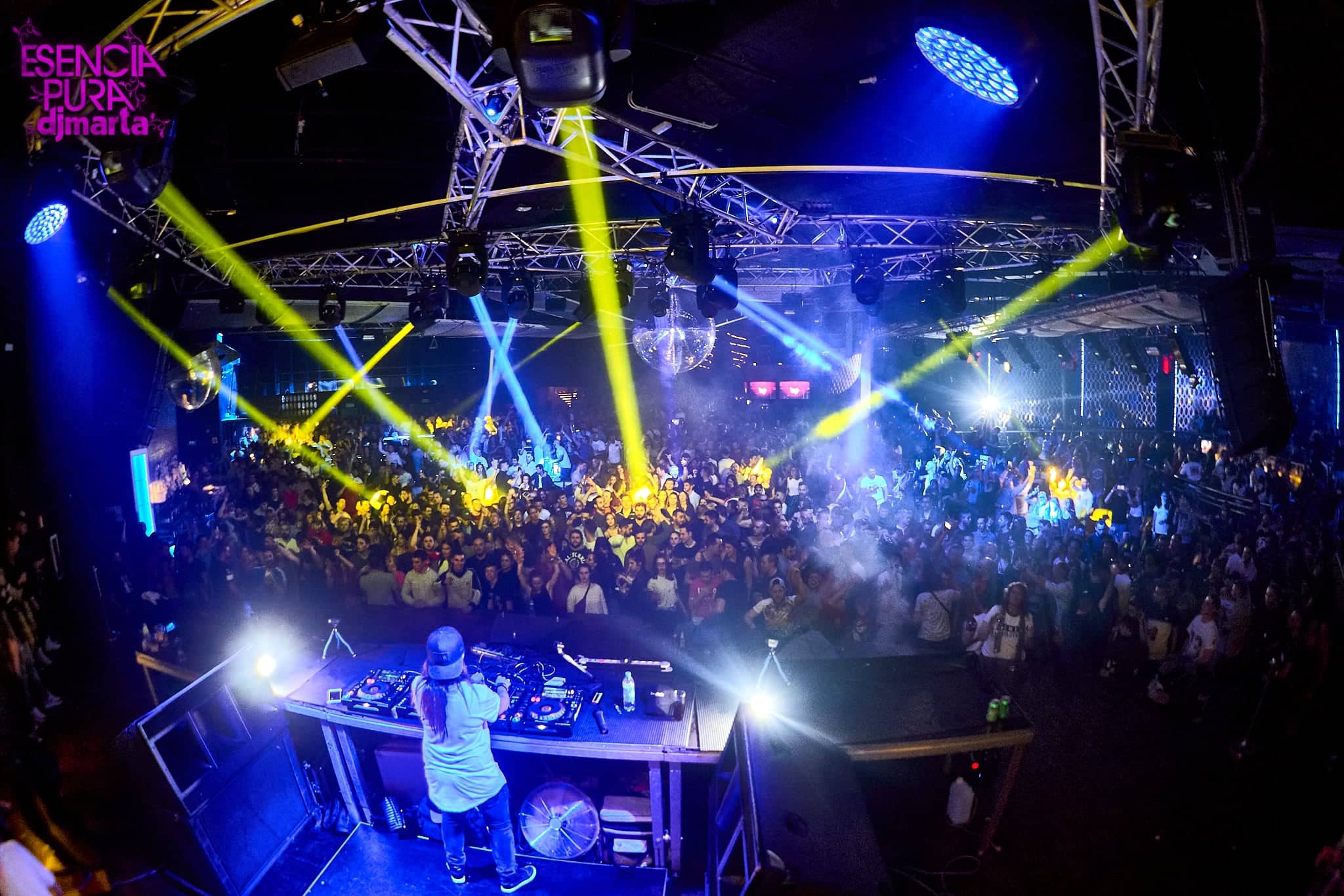 Iluminación sobre la cabina · LAB theClub, Madrid (2018)