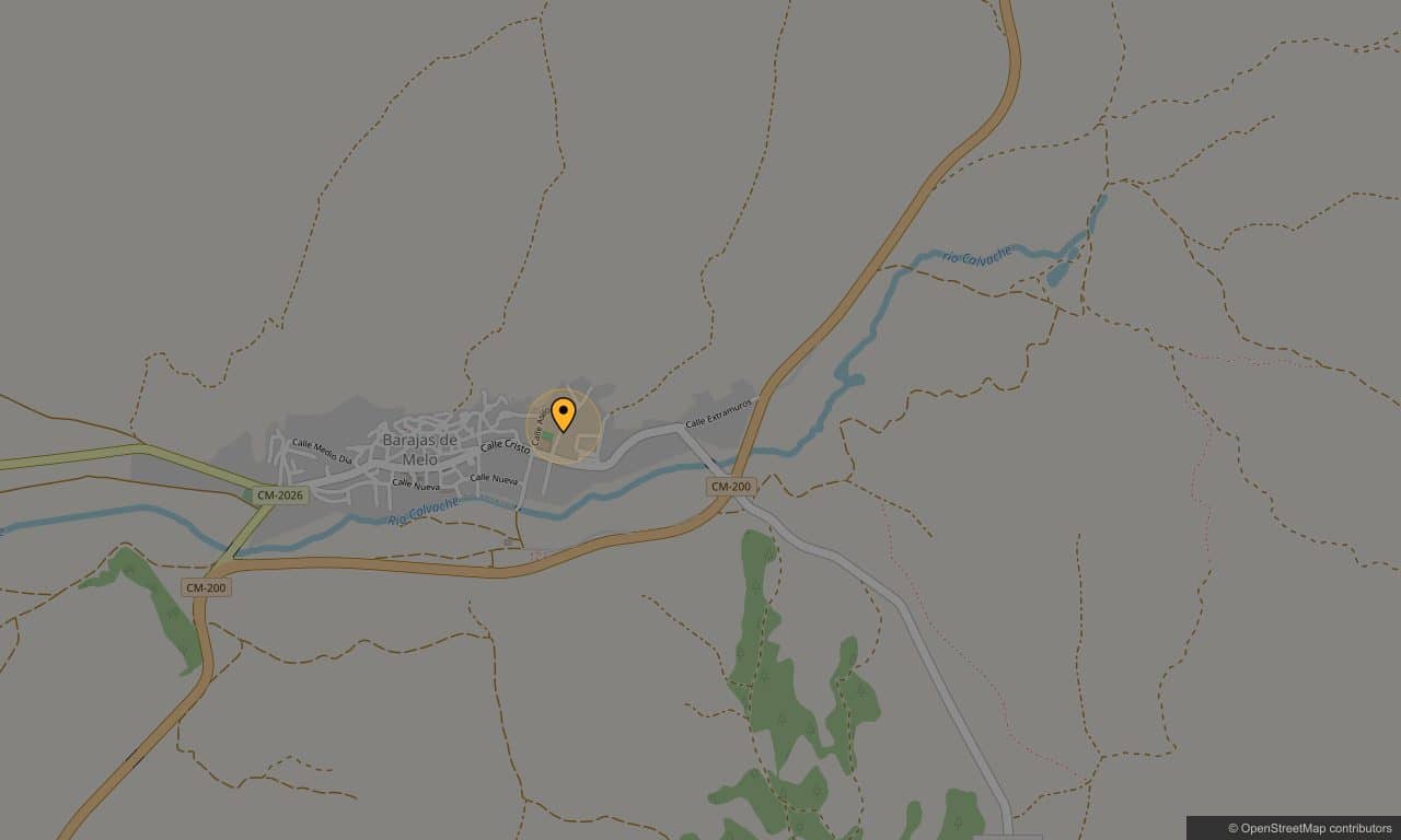 Mapa de Recinto de Barajas de Melo