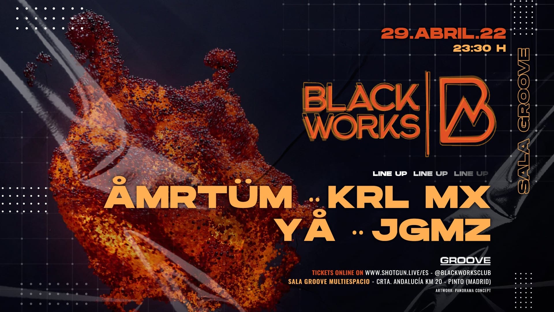 Blackworks con Åmrtüm+ KRL MX + YÅ + JGMZ