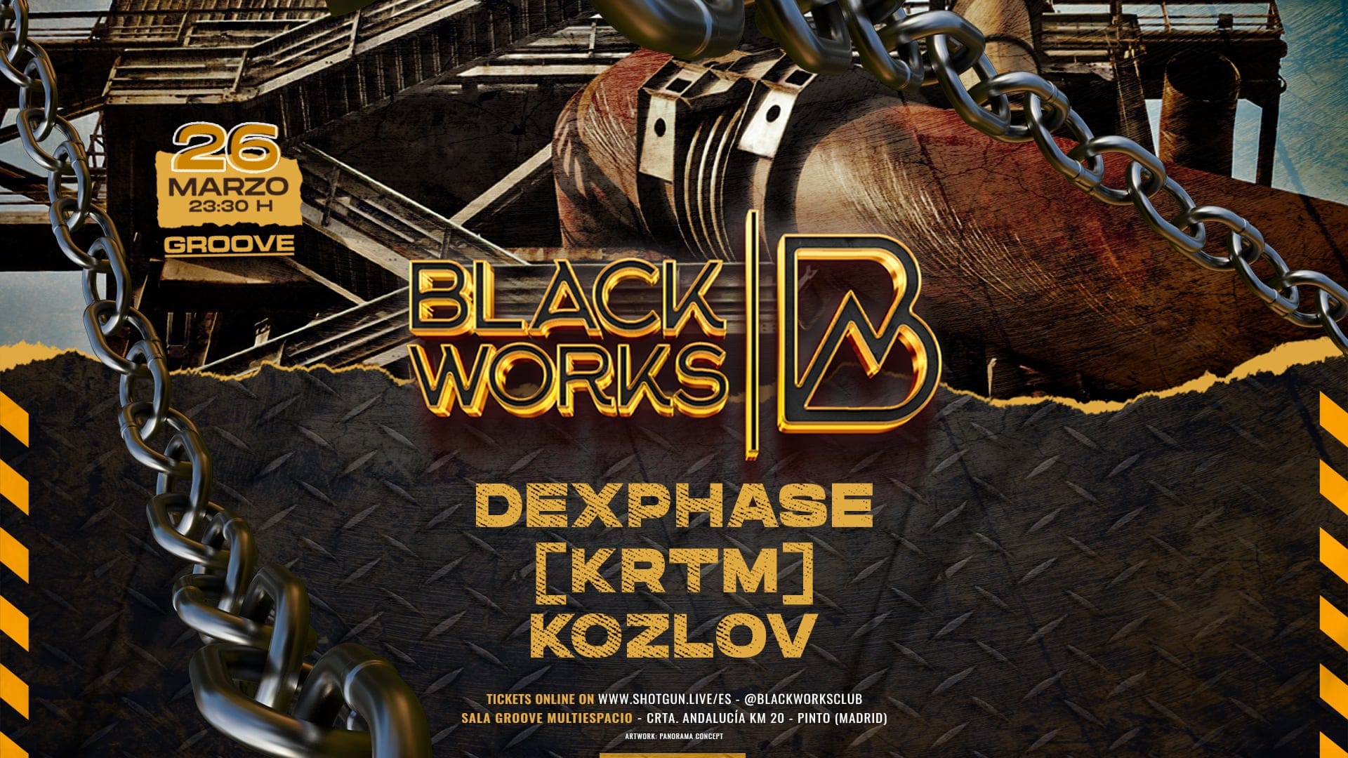 Blackworks con DEXPHASE + [KRTM]+ KØZLØV