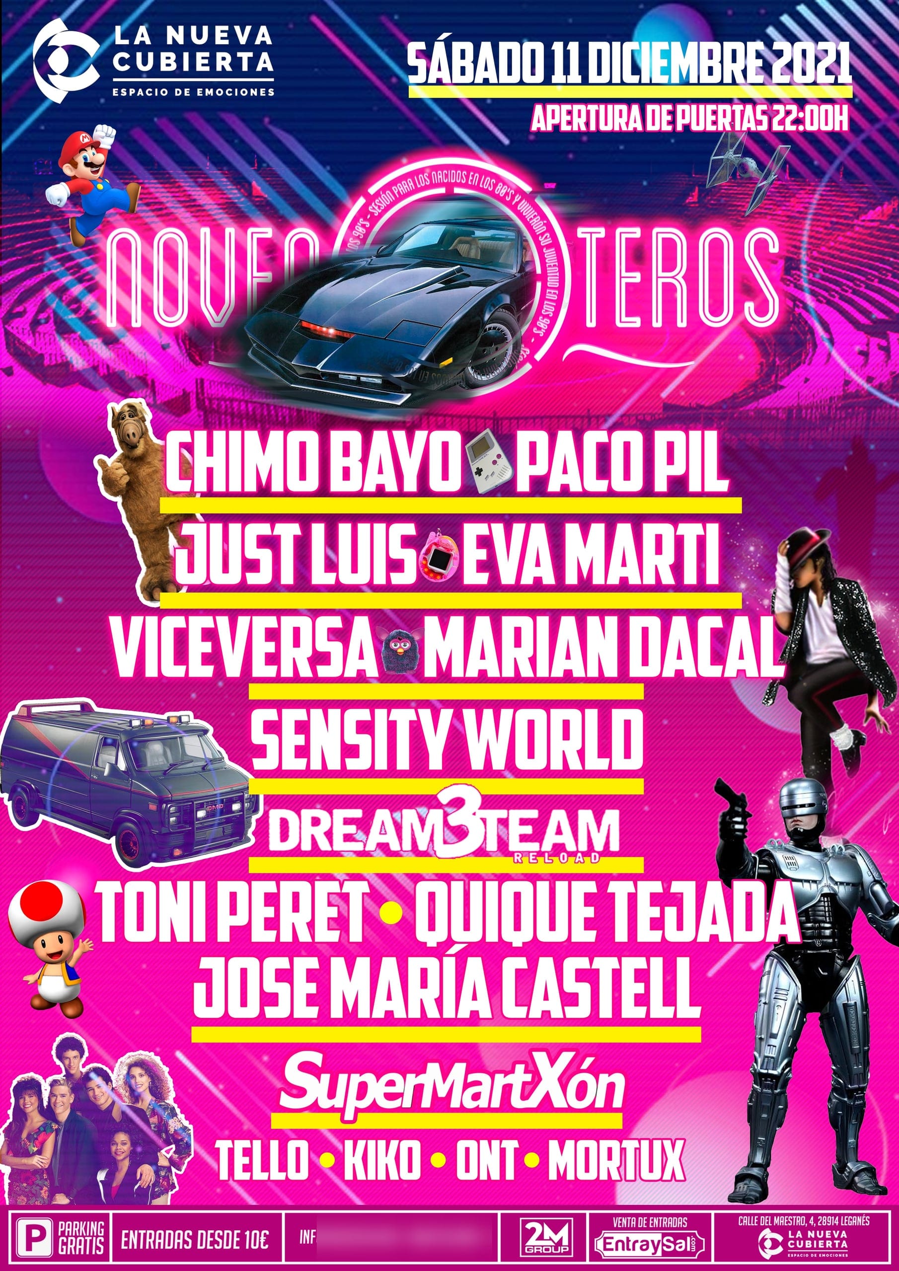 Cartel de «Noventeros»