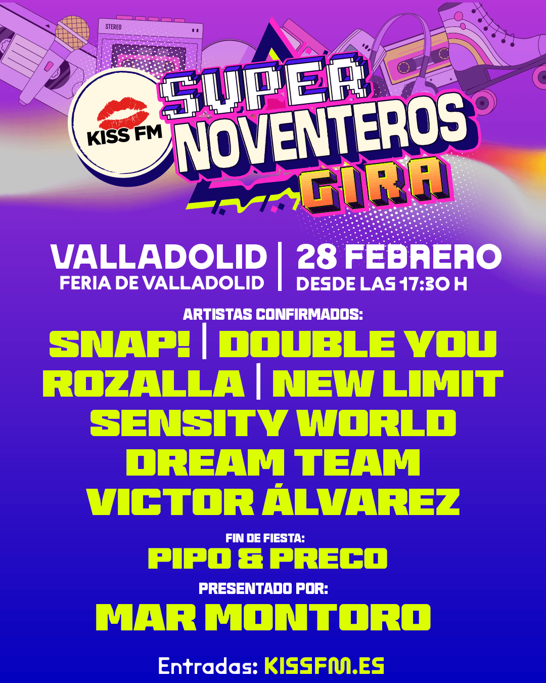 Supernoventeros by KISS FM – VALLADOLID