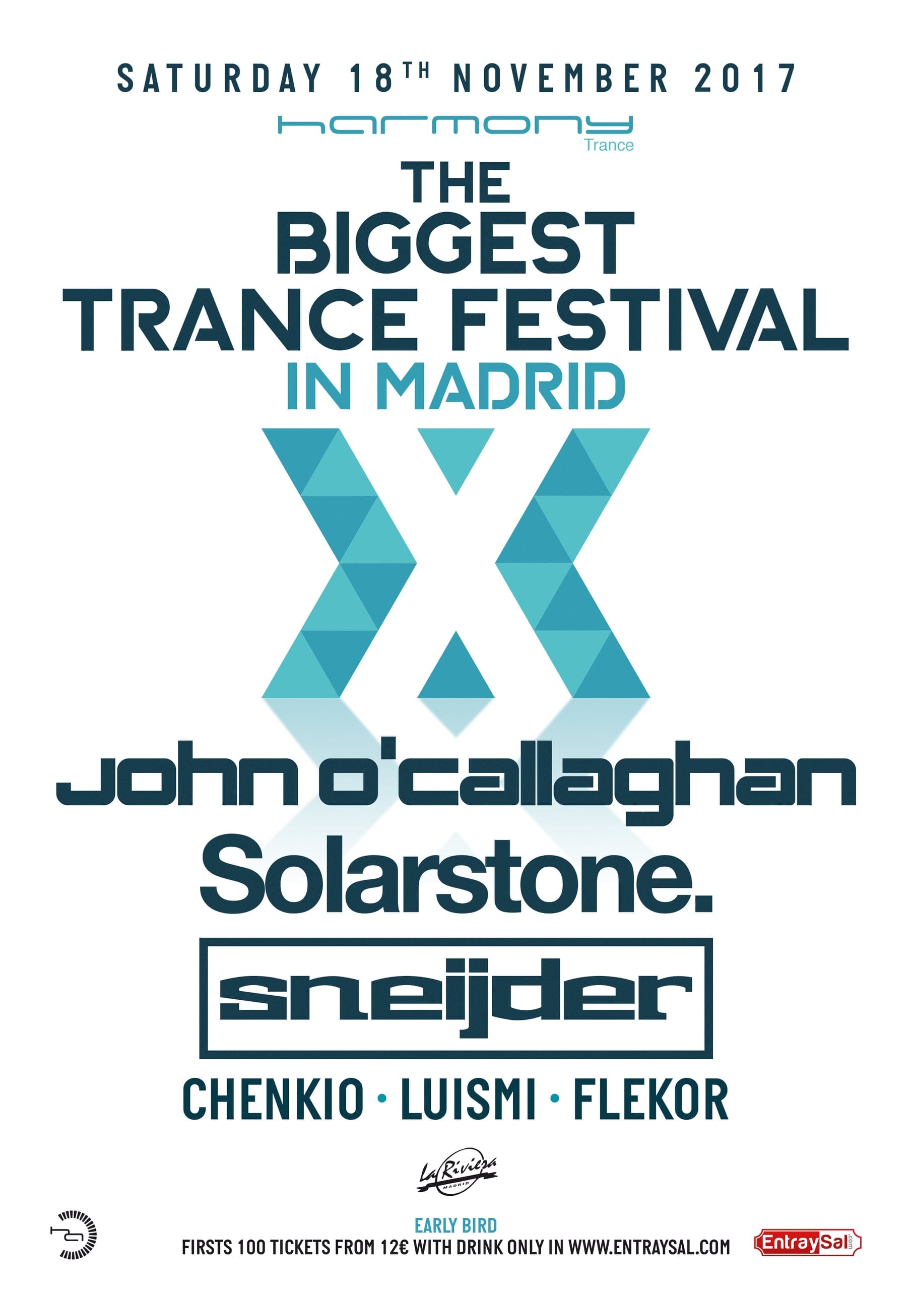 Cartel de «Harmony Trance · The Biggest Trance Festival in Madrid»