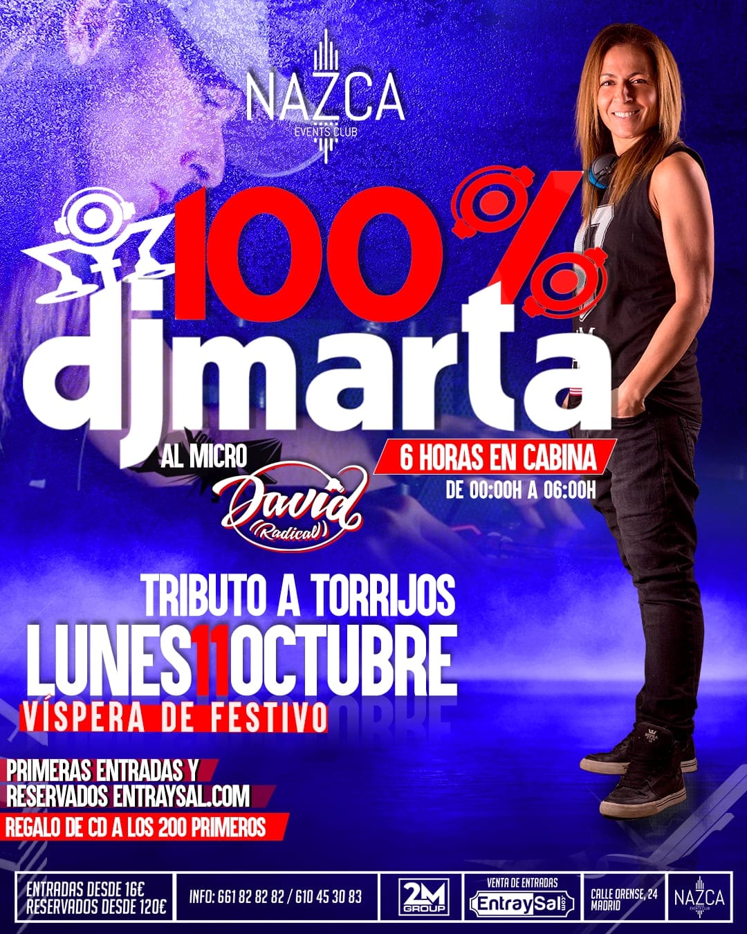 Cartel de «100% Dj Marta»