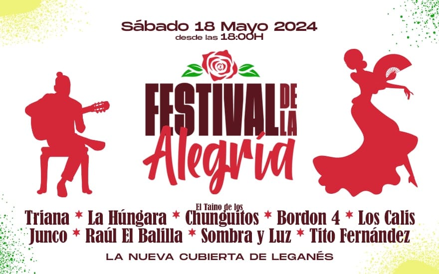 Alegría Festival: La Cita Imperdible para los Amantes de la Música y la Diversión Familiar en Leganés