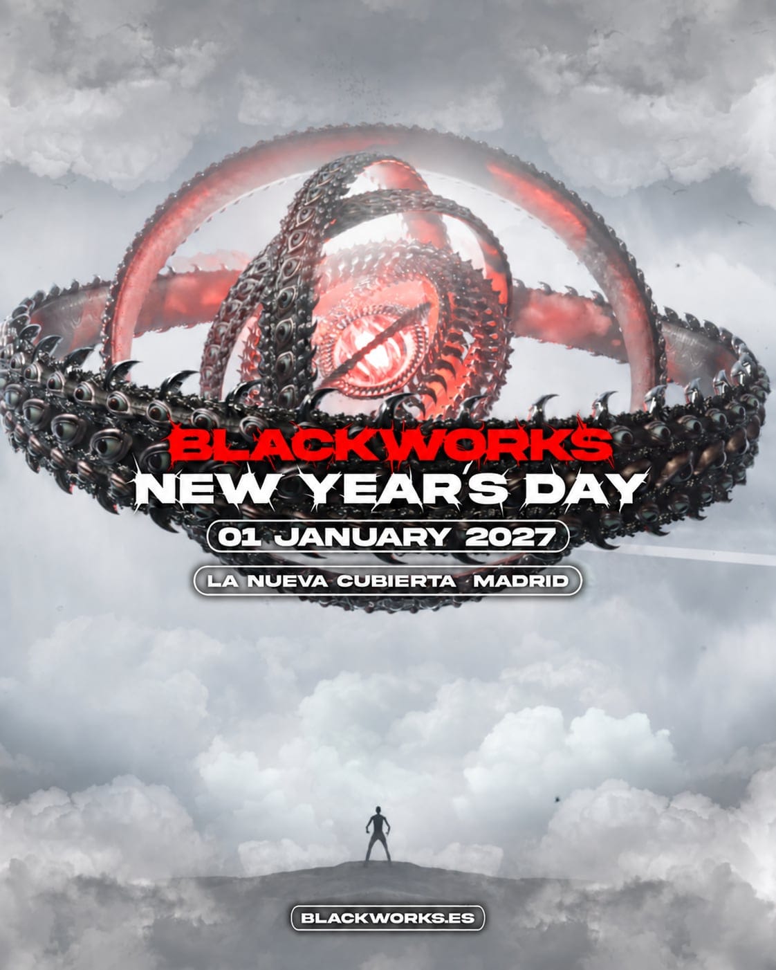 Cartel de Blackworks New Year's Day Festival