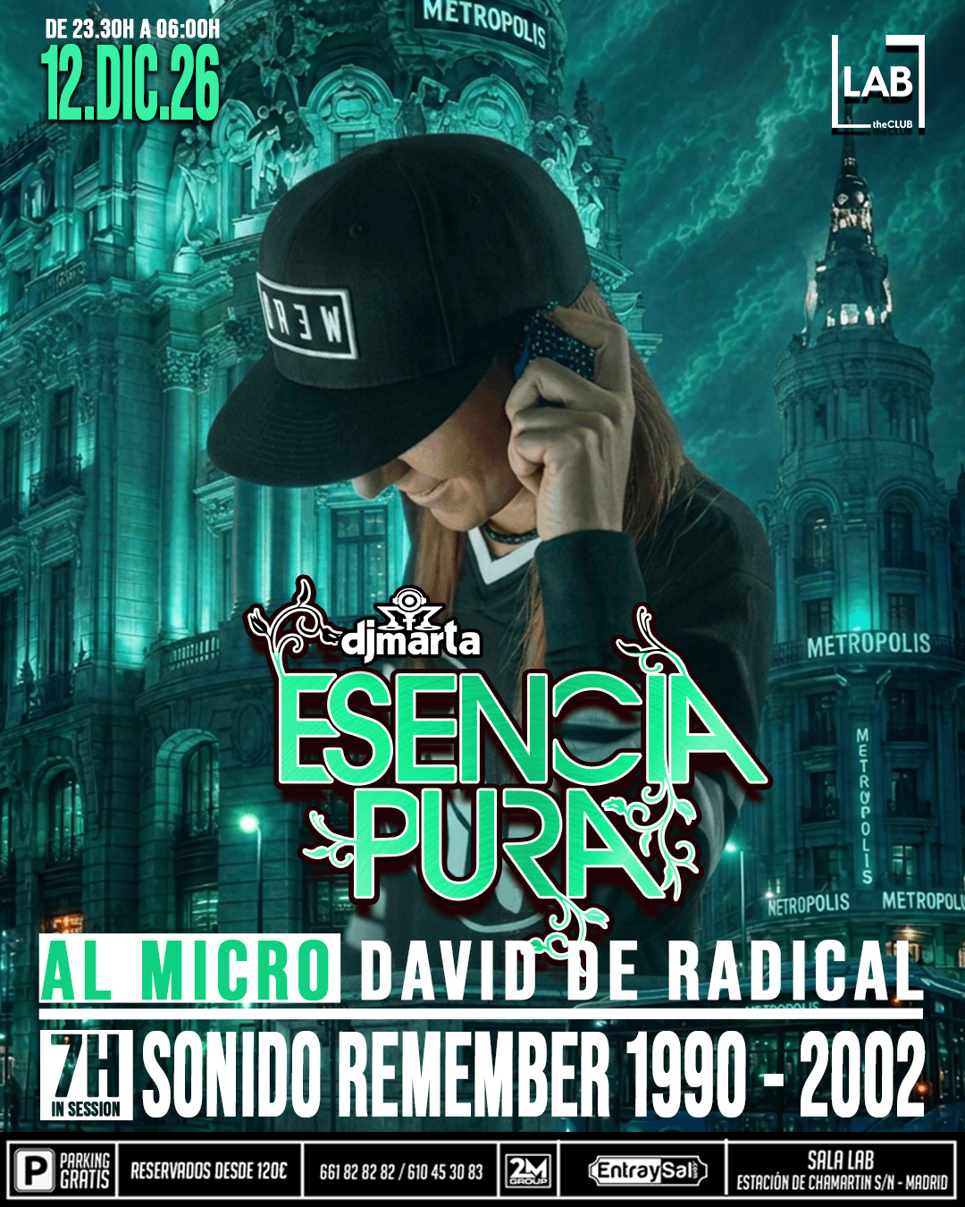 Cartel de ESENCIA PURA BY DJ MARTA 2026