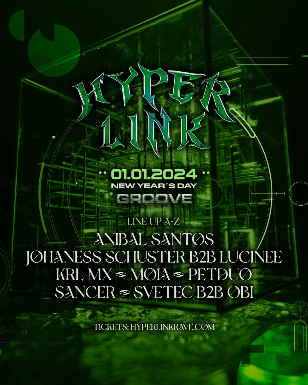 Cartel de «Hyperlink · New Year's Day»