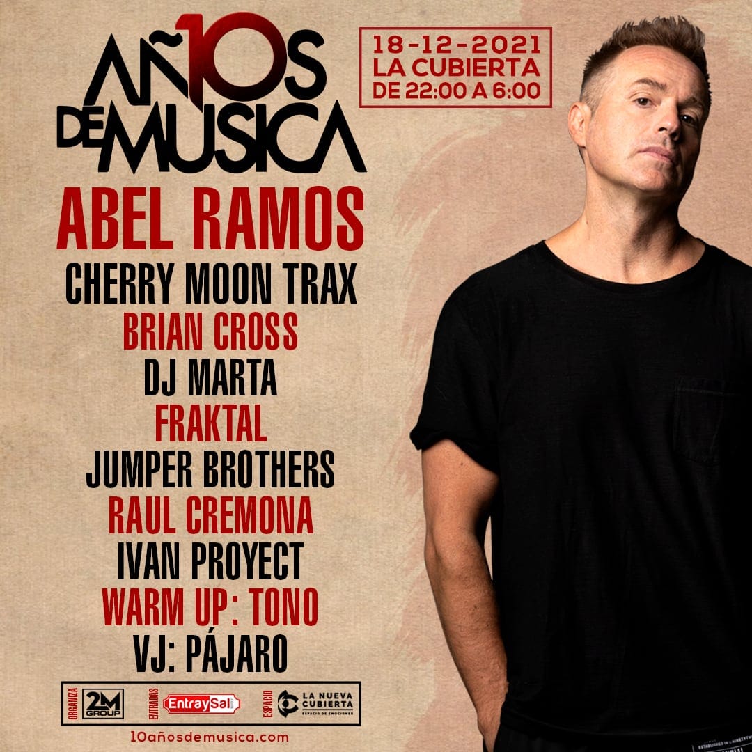 Cuadrado de «10 años de Música by Abel Ramos 2021»