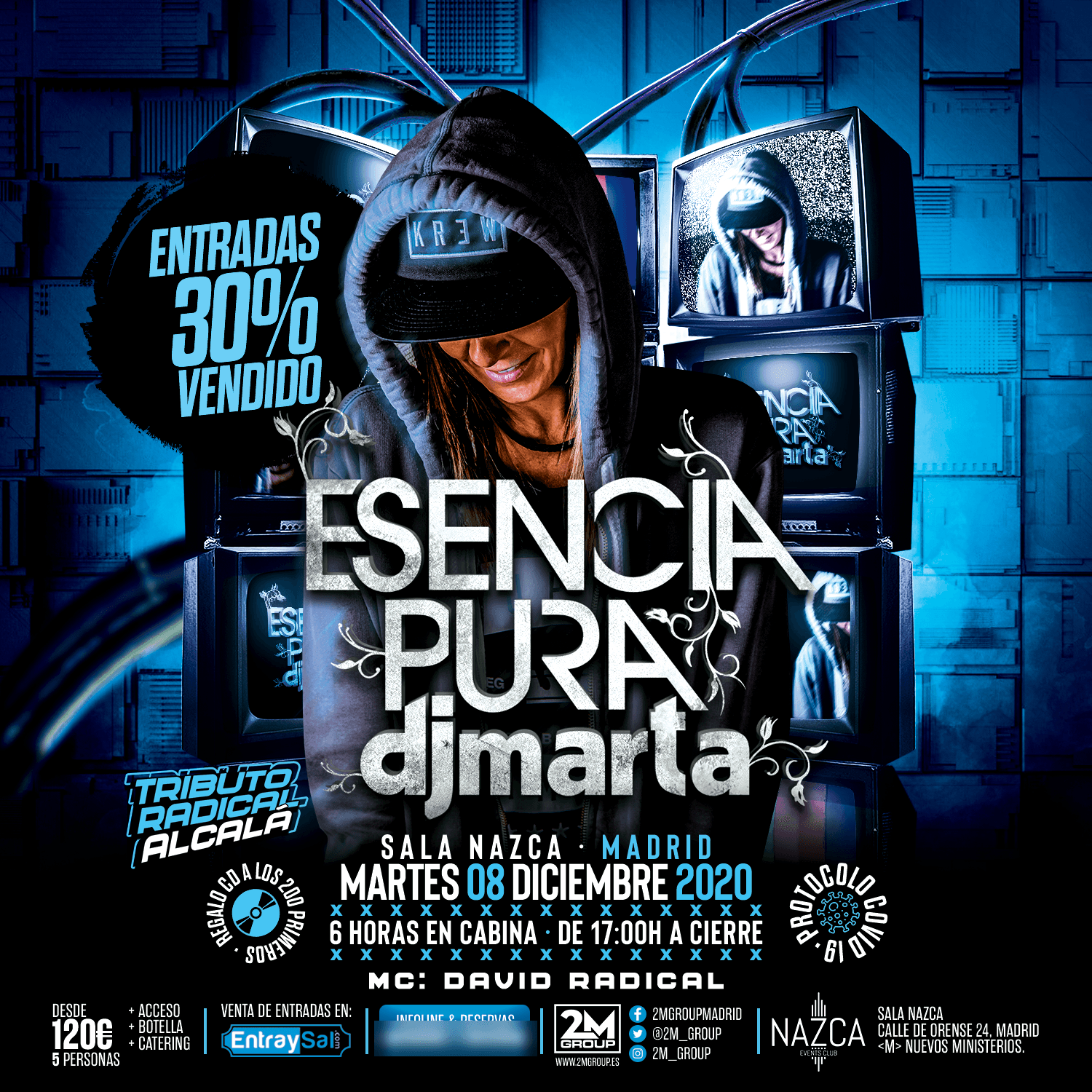 Cuadrado de «Esencia Pura by Dj Marta · Tributo Radical Alcalá»