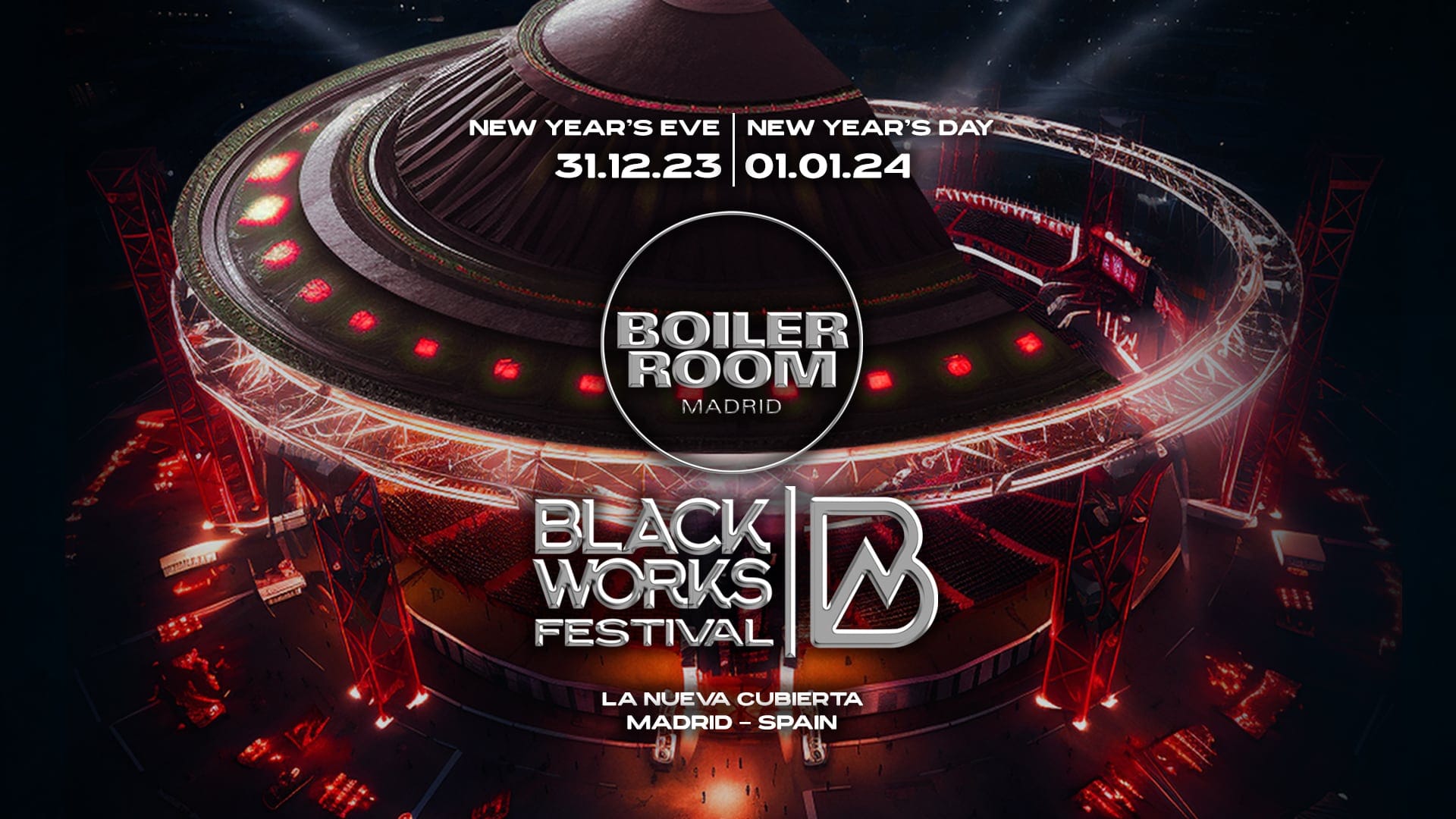 •BLACKWORKS x BOILER ROOM• New Year's Eve and New Year's Day