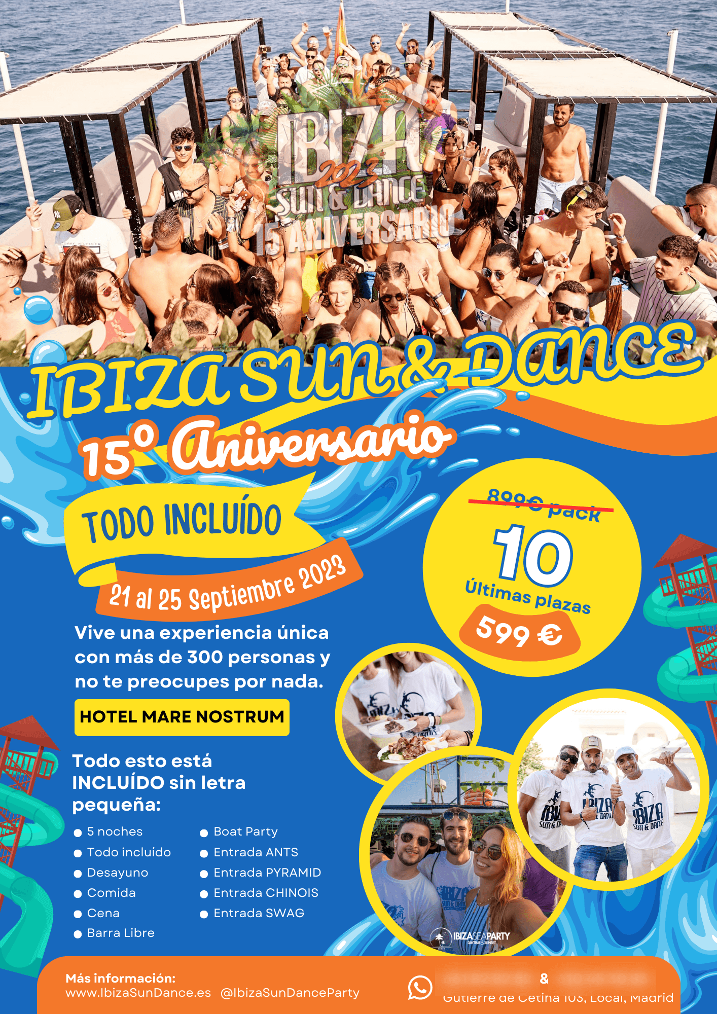 Cartel de «Ibiza Sun & Dance · 15º Aniversario»