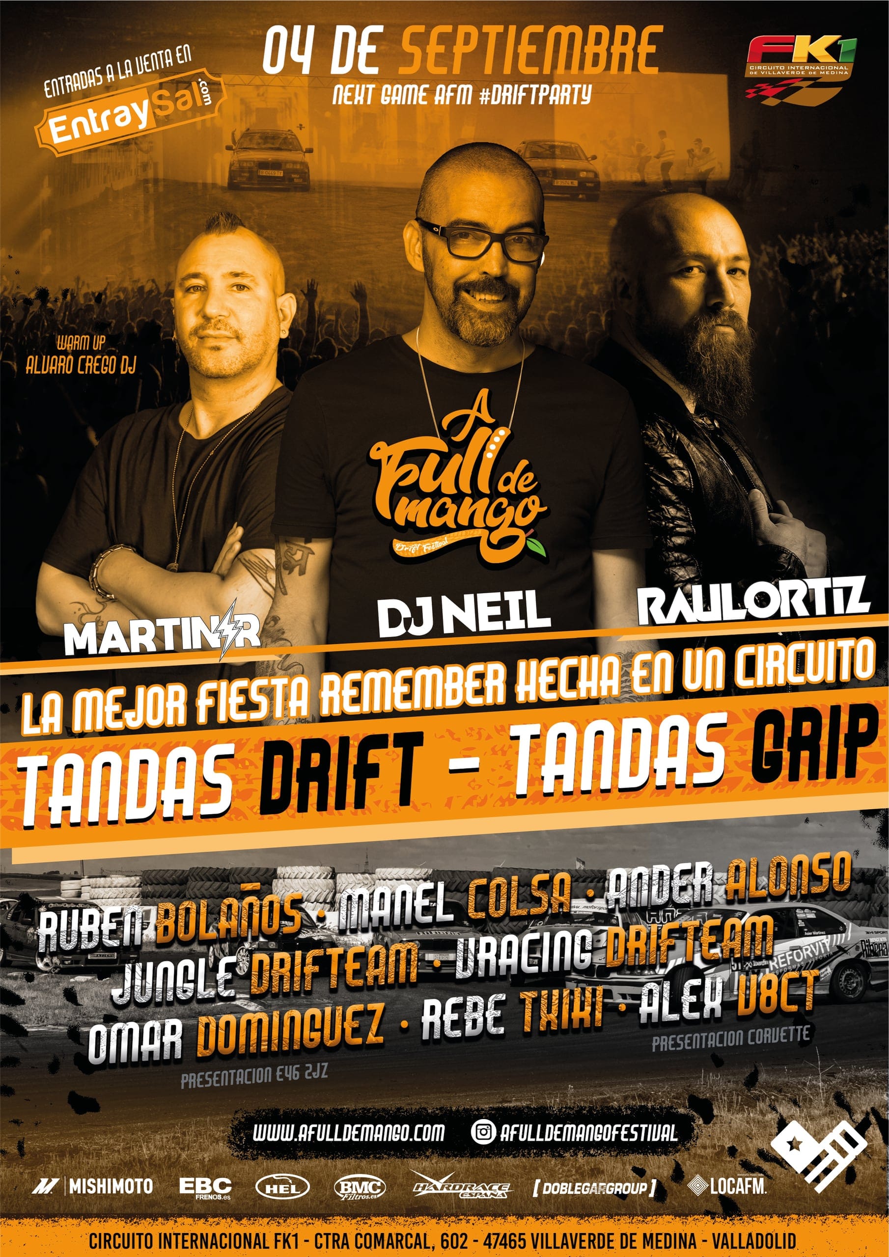 Cartel de «A Full de Mango · Drift Party»