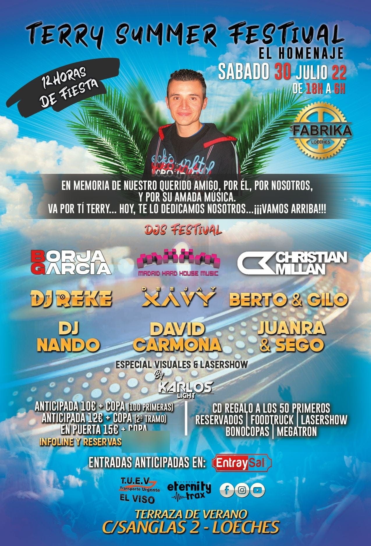 Cartel de «Terry Summer Festival · El Homenaje»