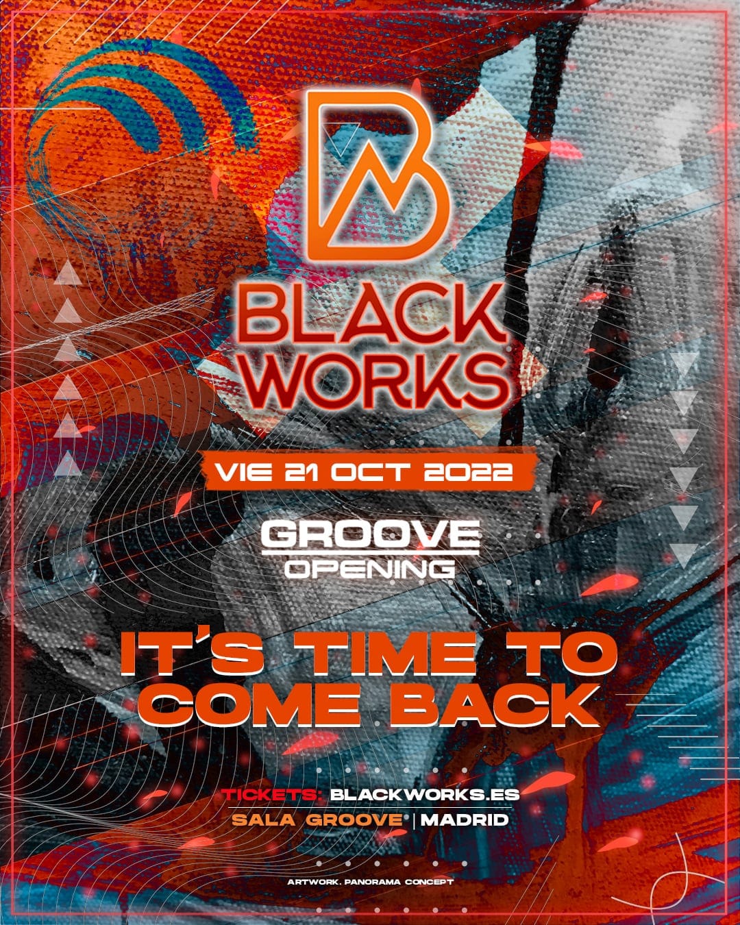 Cartel de «Blackworks · Reopening Sala Groove»