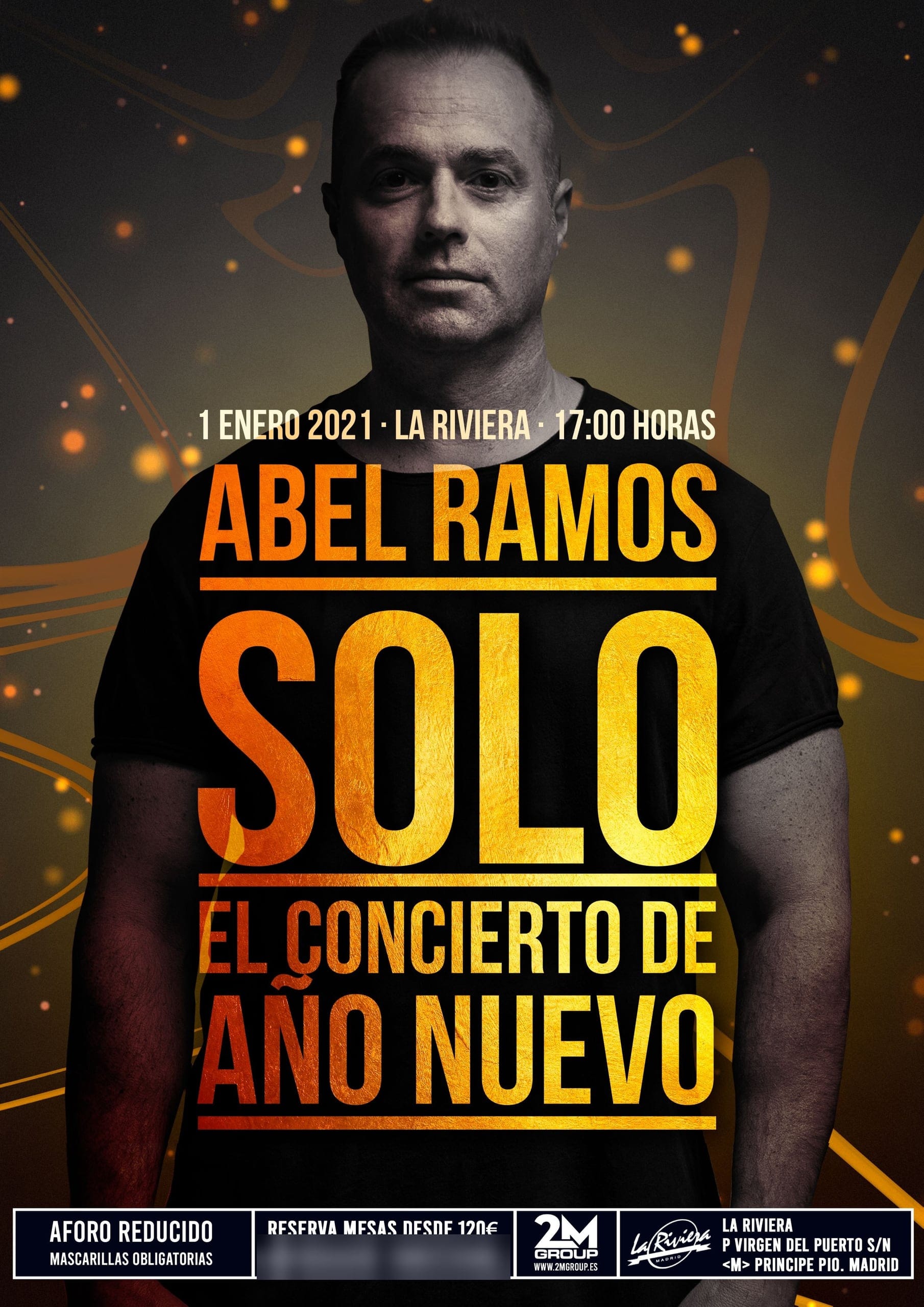 Cartel de «Abel Ramos SOLO · Año Nuevo»