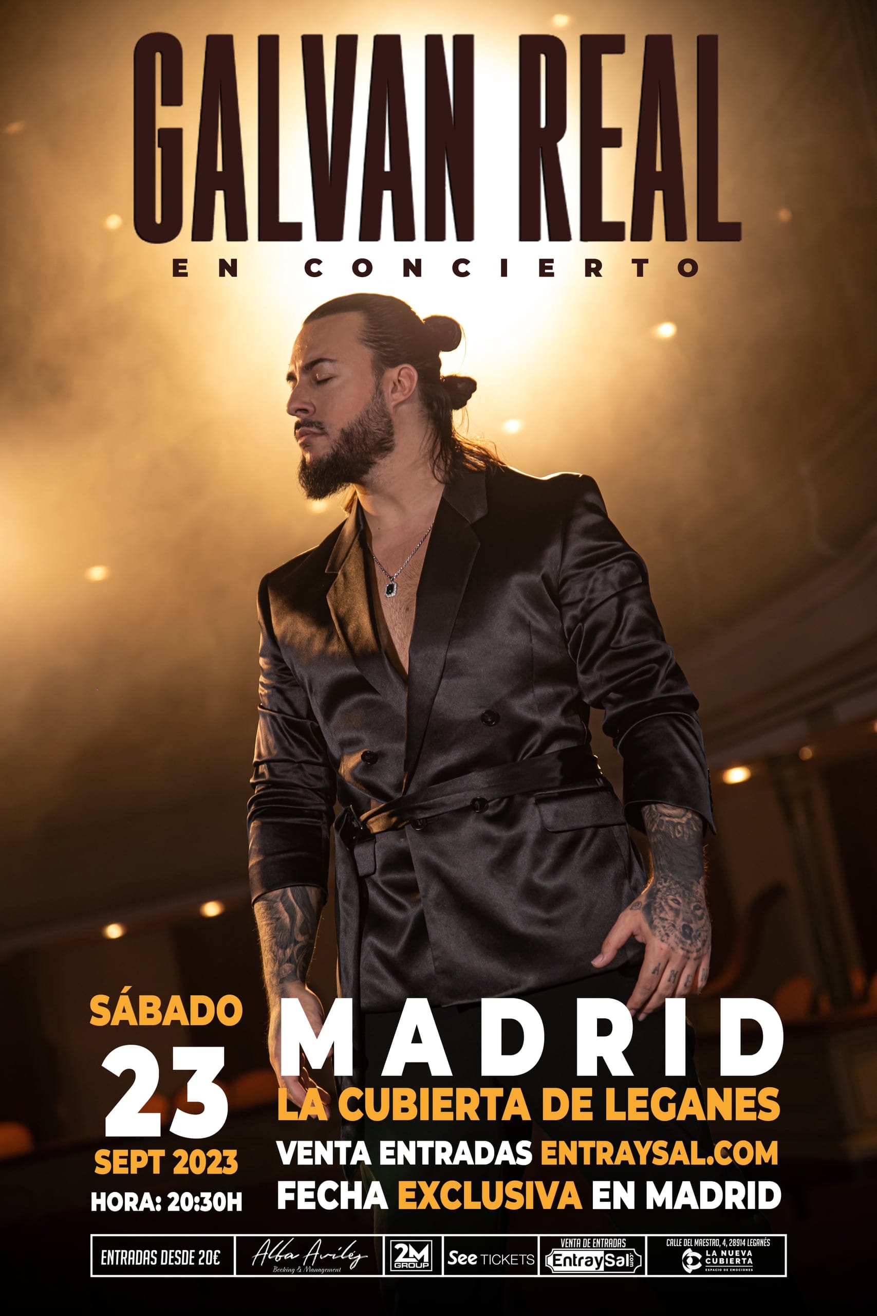 Cartel de «Galván Real en concierto»