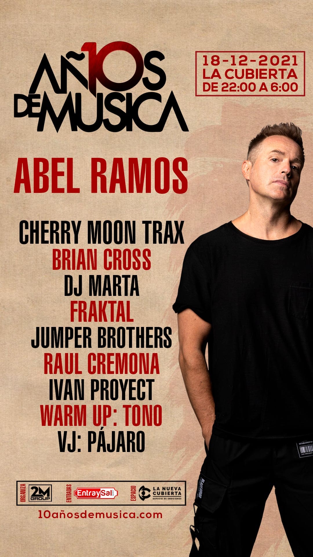 Story de «10 años de Música by Abel Ramos 2021»