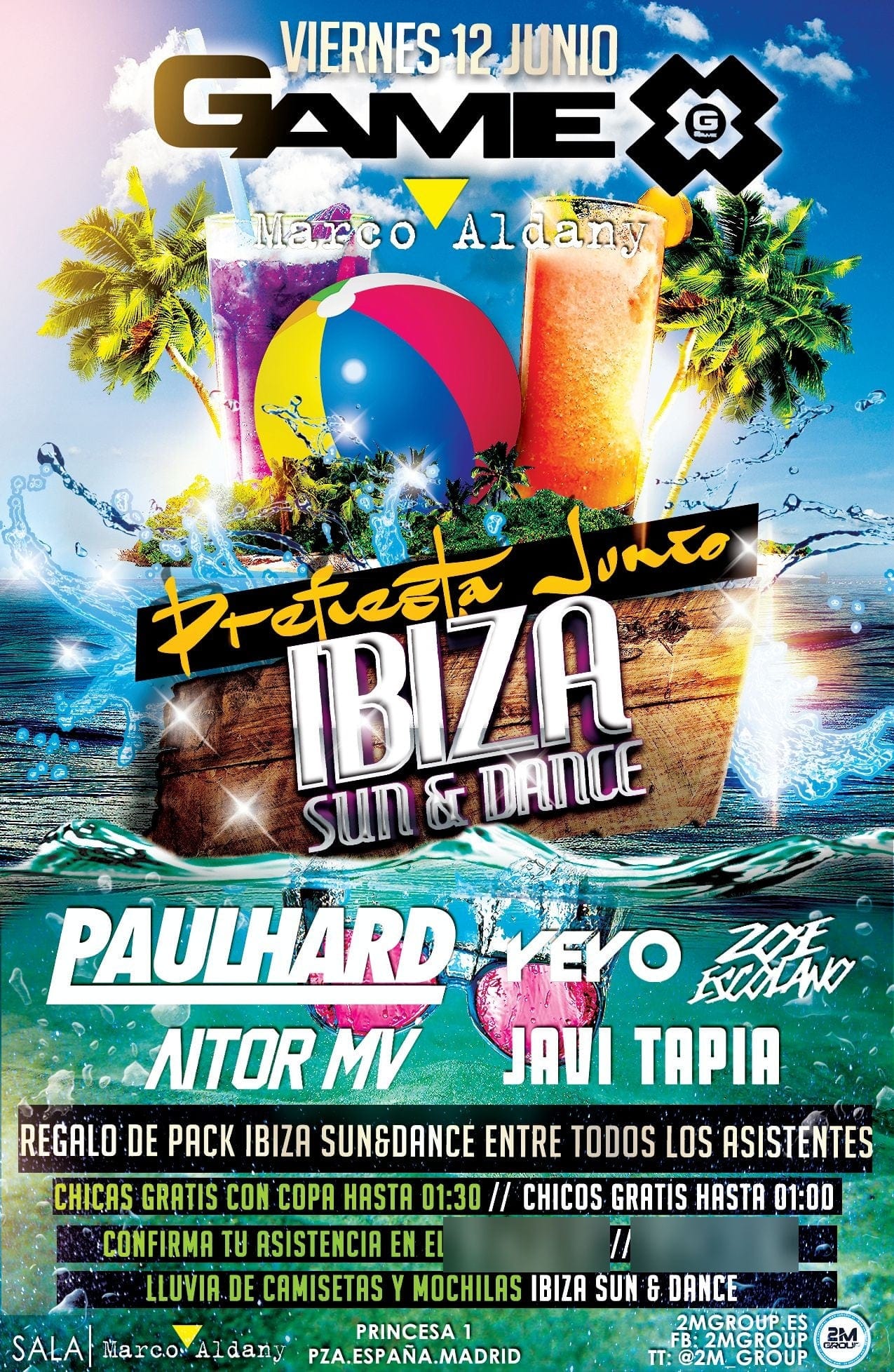 Cartel de «Game · Prefiesta Ibiza Sun & Dance»