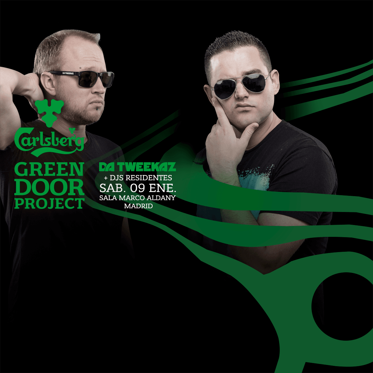 Cuadrado de «Carlsberg Green Door Project presenta Da Tweekaz»