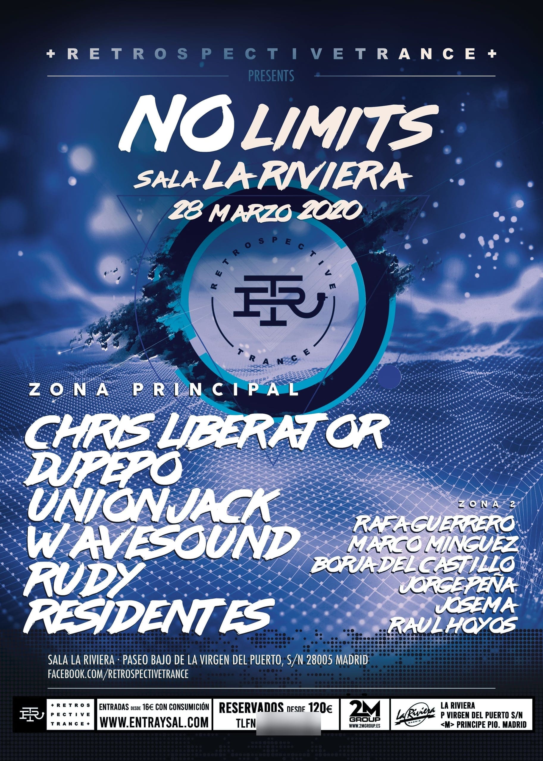 Cartel de «Retrospective Trance · No Limits»