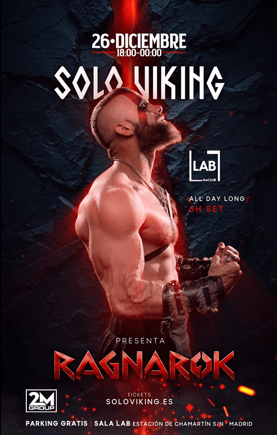 Cartel de SOLO VIKING preseta RAGNAROK