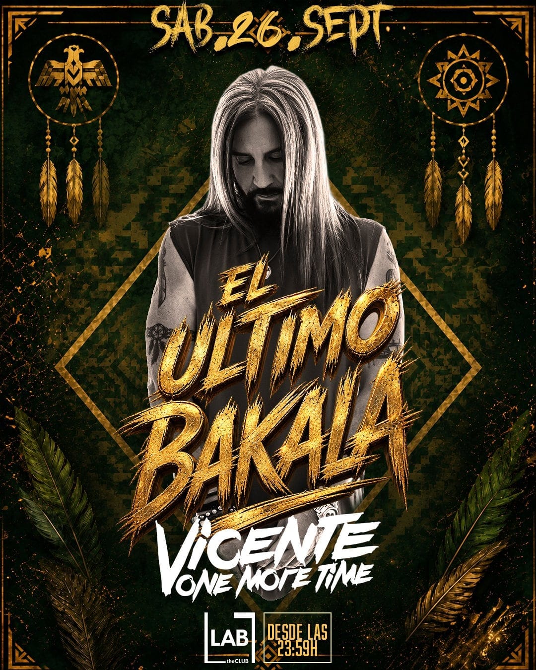 Cartel de EL ULTIMO BAKALA - VICENTE ONE MORE TIME