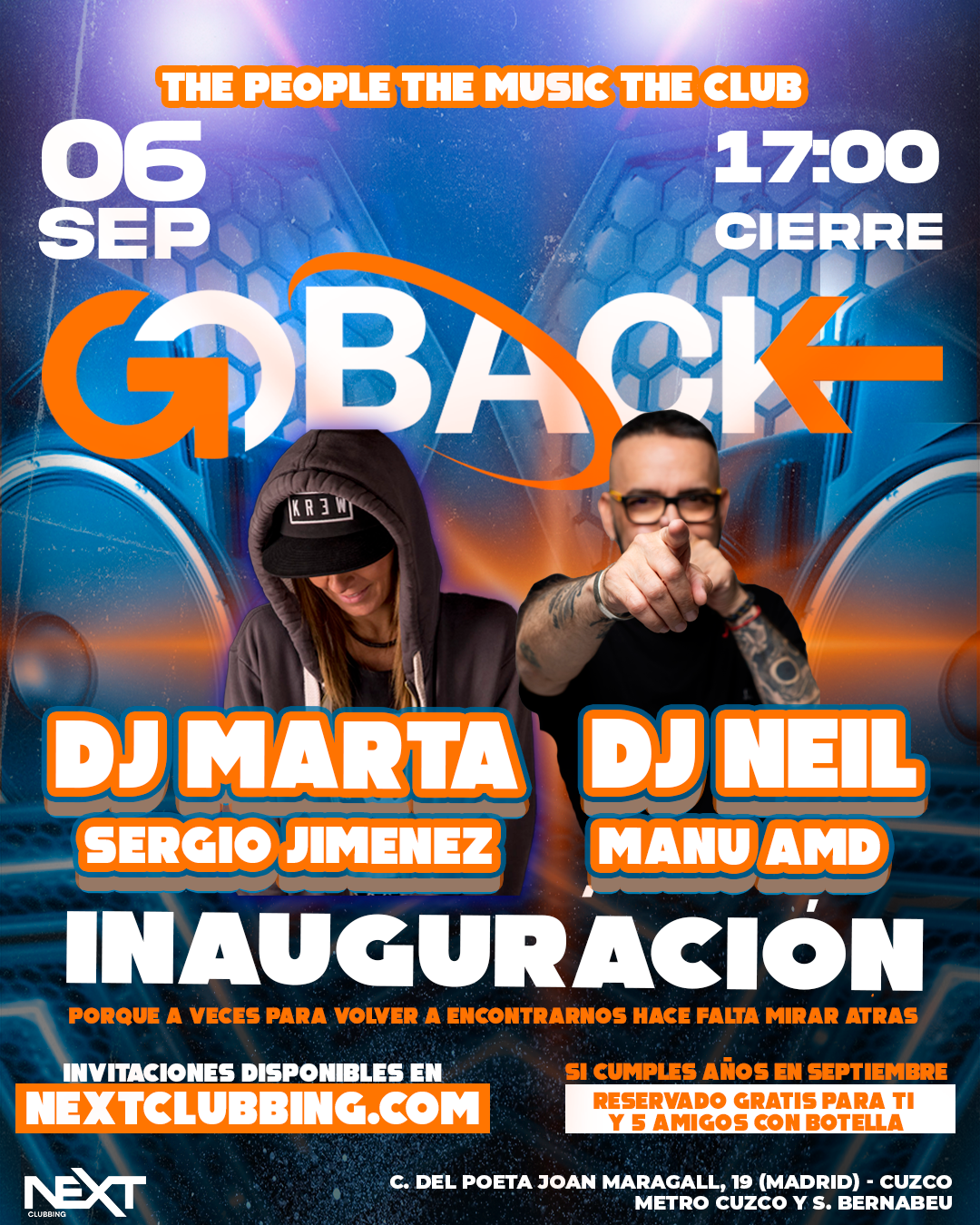 goback tardeo remember Madrid